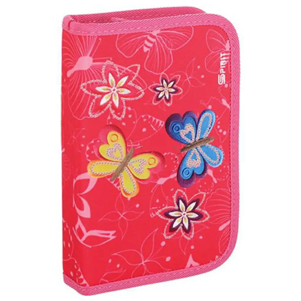Spirit: Butterfly mintás, LED-es iskolatáska, hátizsák 5db-os szett kép 5