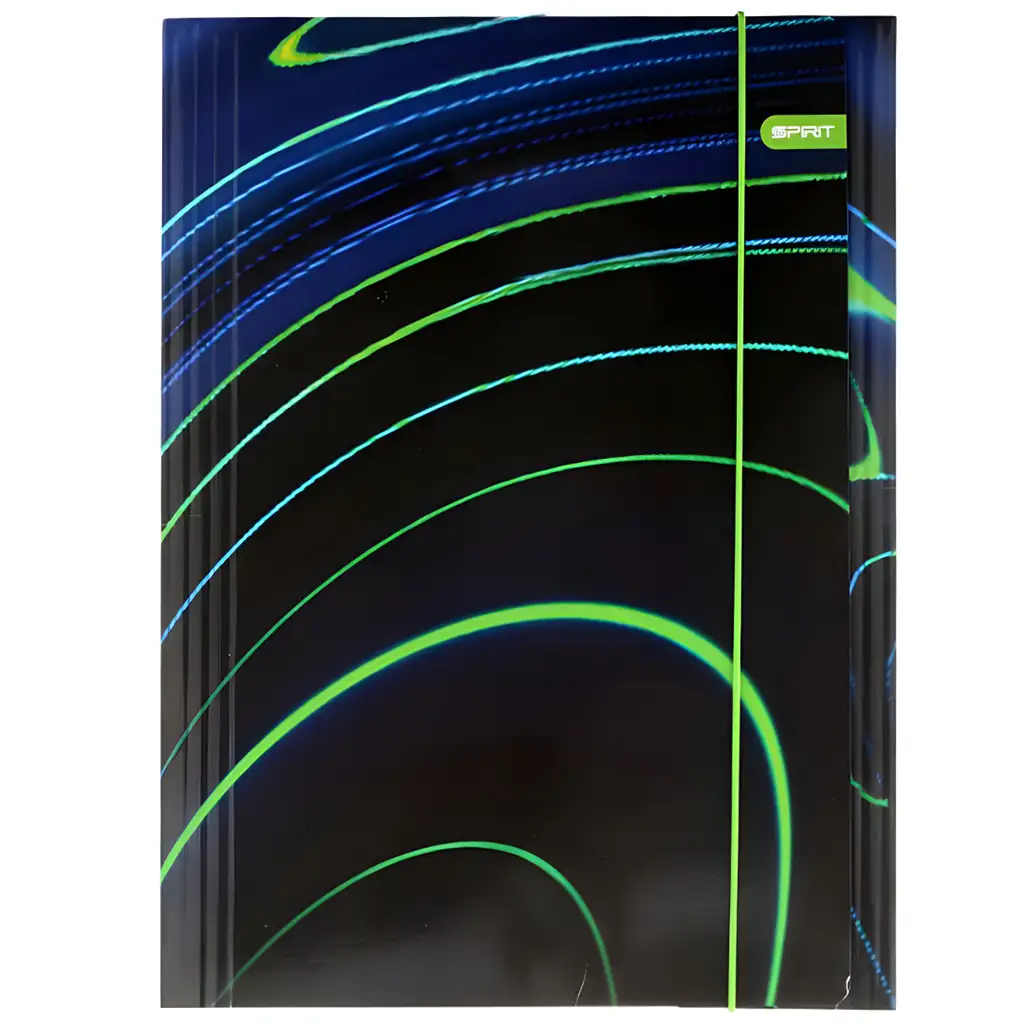 Spirit: Blue Stripes gumis mappa A/4