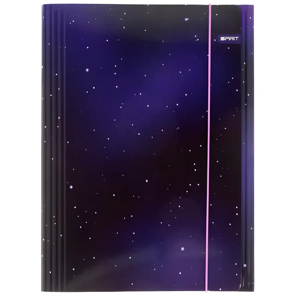 Spirit: Soft Purple csillagos űr gumis mappa A/4 kép 1