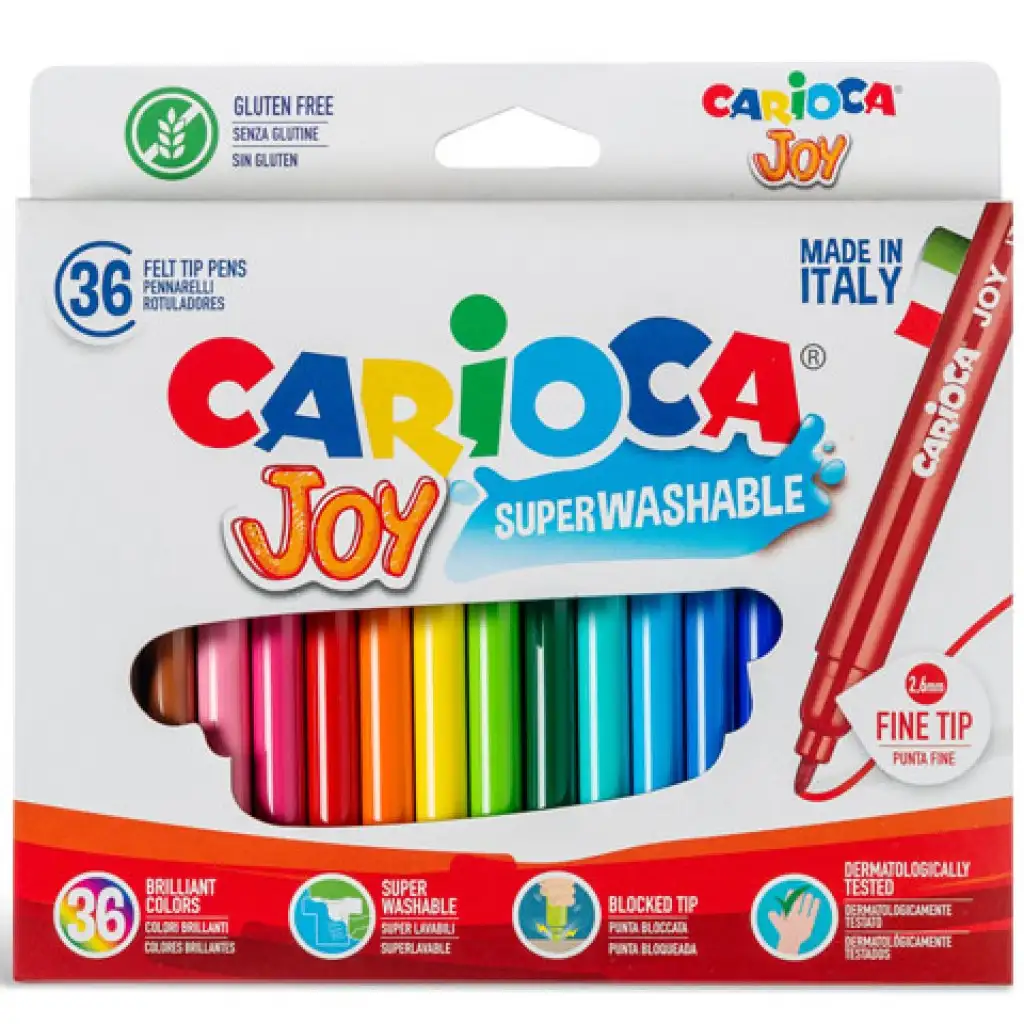 Lemosható filctollszett 60db - Carioca kép 2