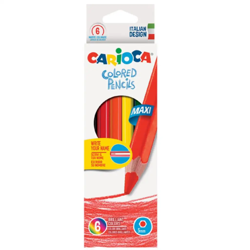 Jumbo színes ceruza szett 6db - Carioca