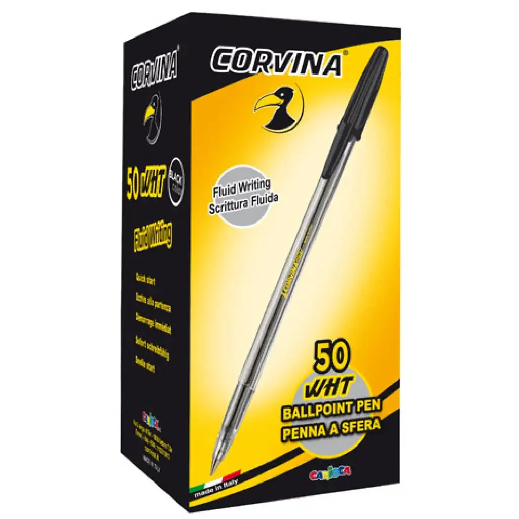 WH-T Fekete  golyóstoll 1db - Corvina