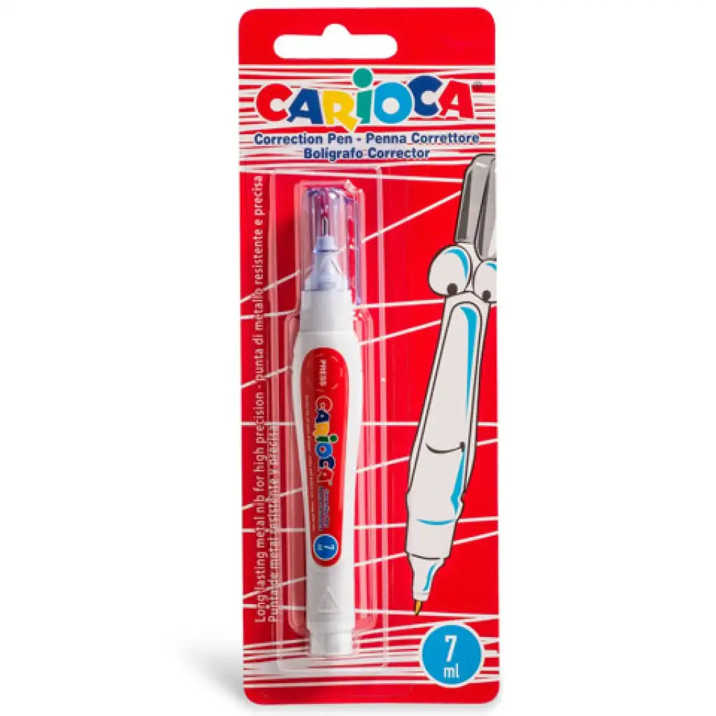 Carioca: Vékony hibajavító toll fém fejjel