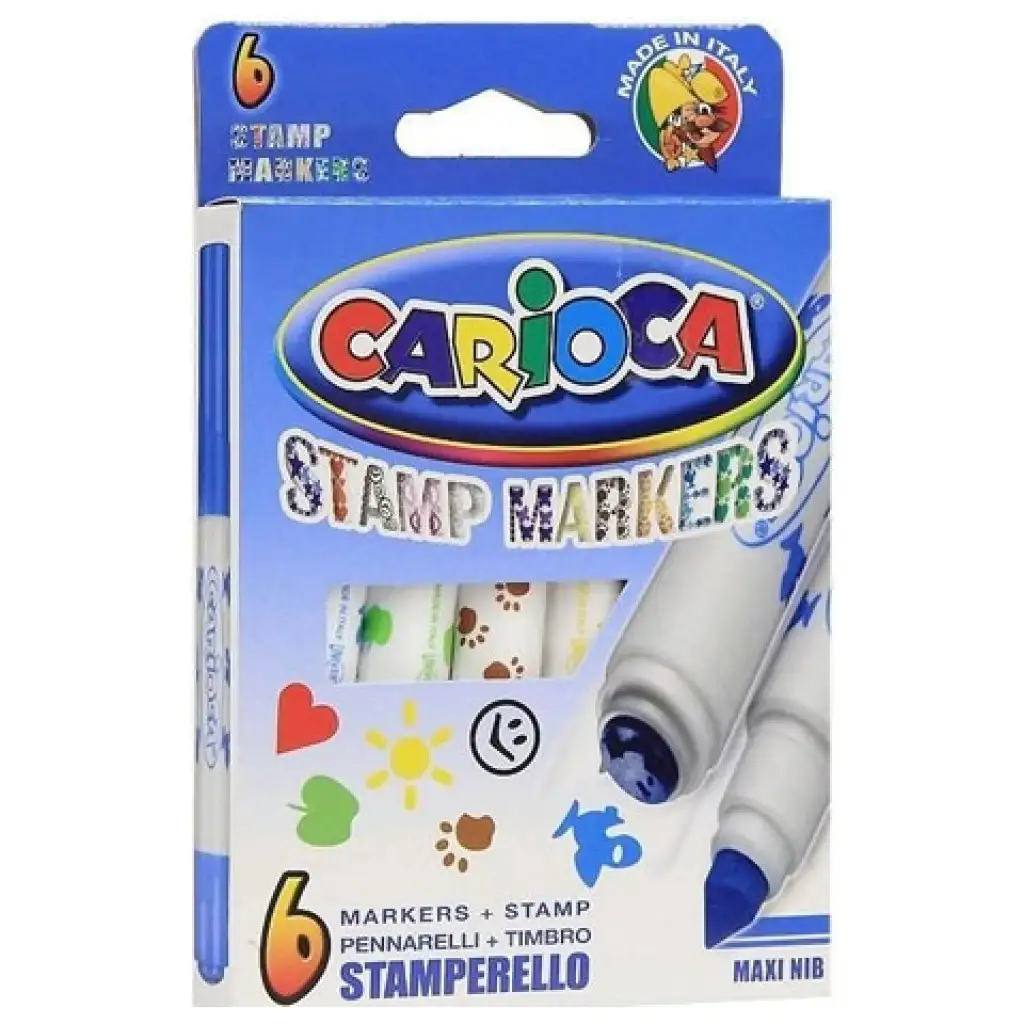 Nyomdafilc készlet 6db - Carioca kép 2