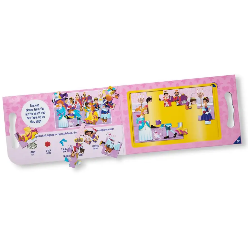 Hercegnők mágneses puzzle szett - Melissa & Doug kép 2