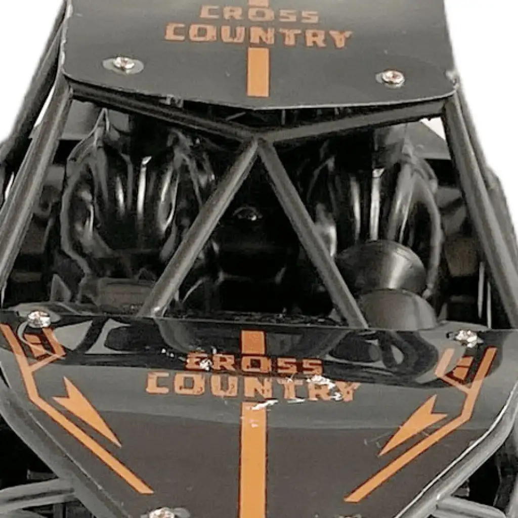 RC Távirányítós oldalirányban mozgatható Cross Country Jeep rugós felfüggesztéssel és fényeffektekkel 21cm 2,4 GHz kép 4