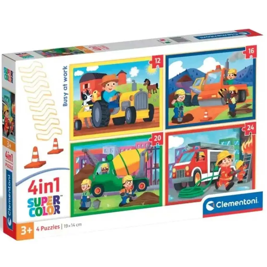 Noli elfoglalt 4az1-ben Supercolor puzzle - Clementoni