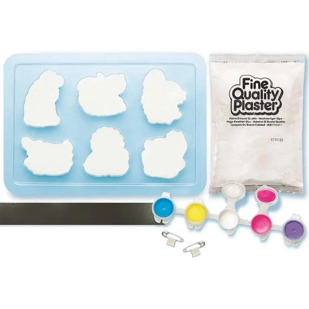 Színes Állatkerti Gipszfigura készítő készlet kép 3