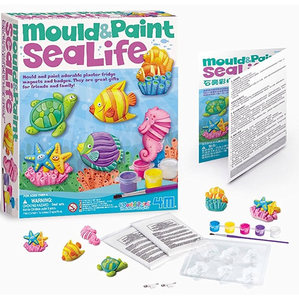 4M Tengeri állatok gipszkiöntő készlet kép 2