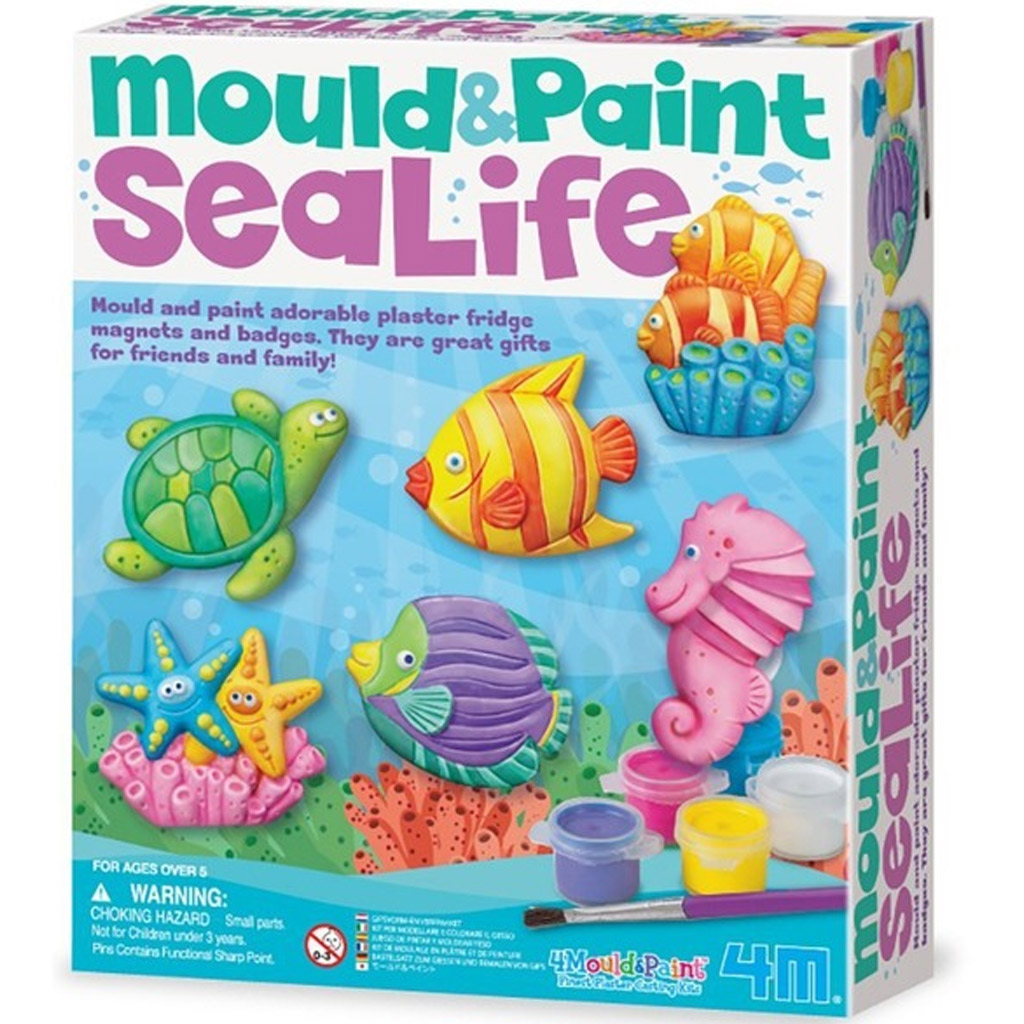 4M Tengeri állatok gipszkiöntő készlet kép 1