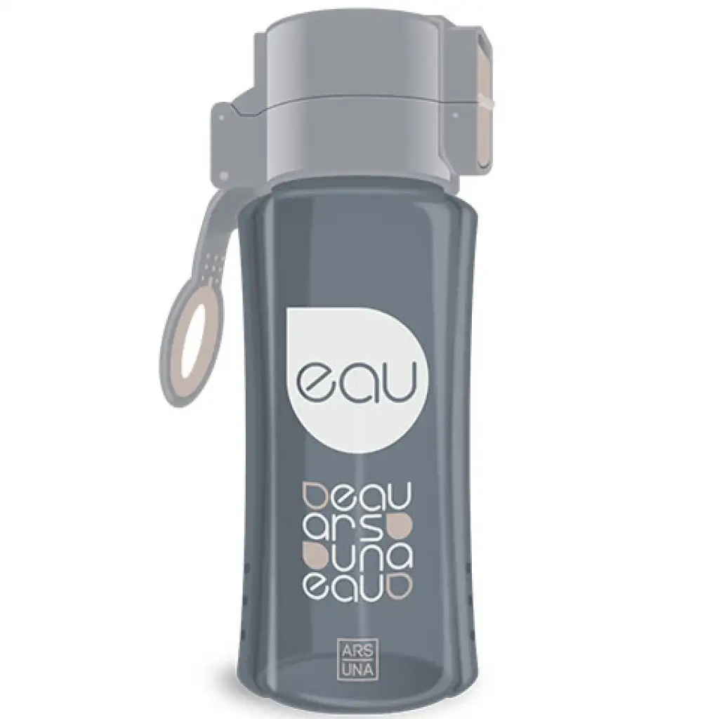 Ars Una: Világos szürke BPA mentes kulacs 450ml