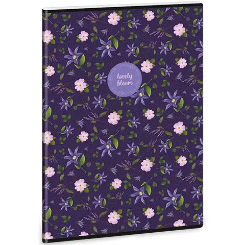 Ars Una: Lovely Bloom Wild Rose A/4 extra kapcsos ponthálós füzet kép 1