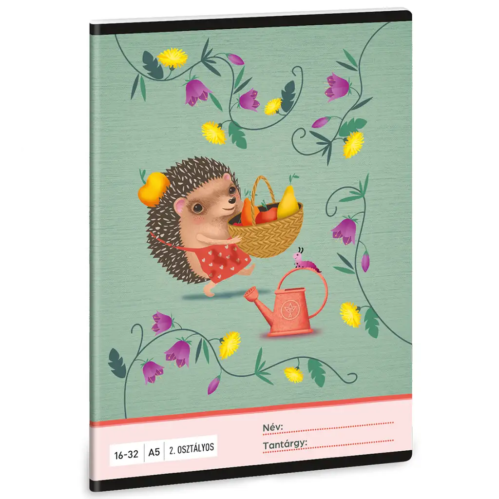 Ars Una: Apple Pie sünis 2. osztályos vonalas füzet A/5