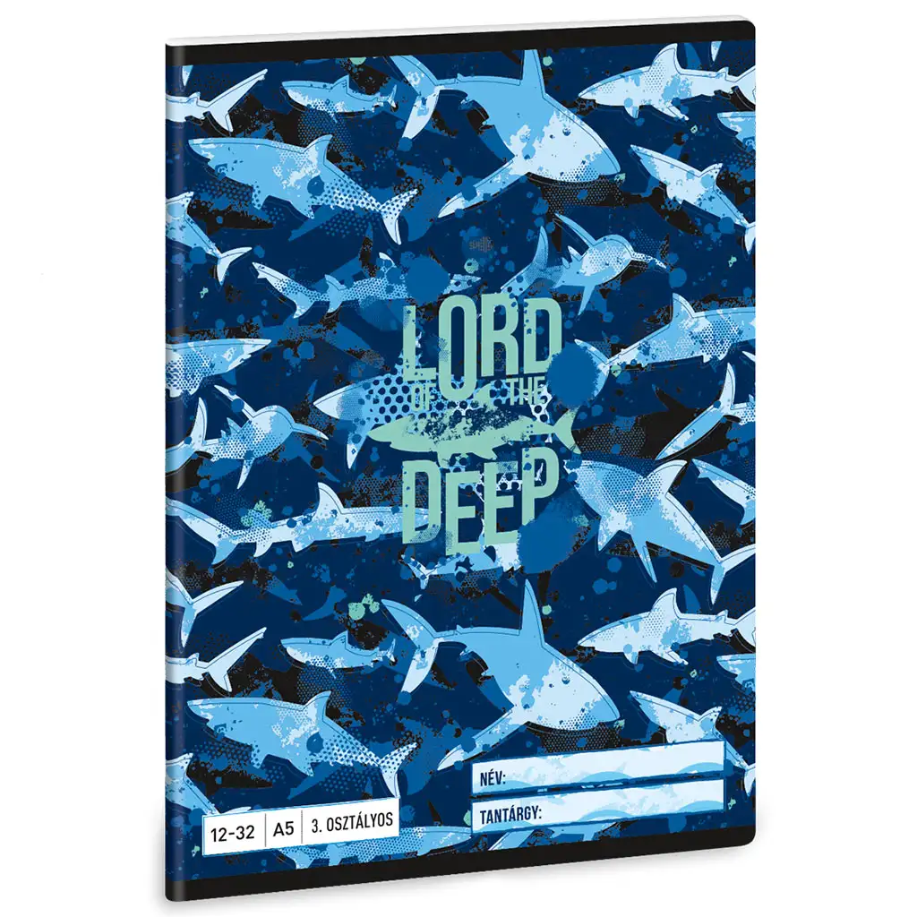 Ars Una: Lord of the Deep cápás 3.osztályos vonalas füzet A/5 kép 1