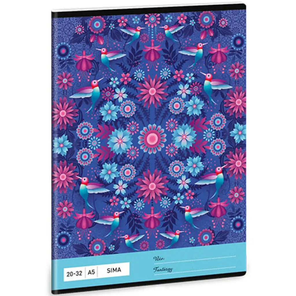 Ars Una: Catalina Estrada kék sima füzet A/5 20-32