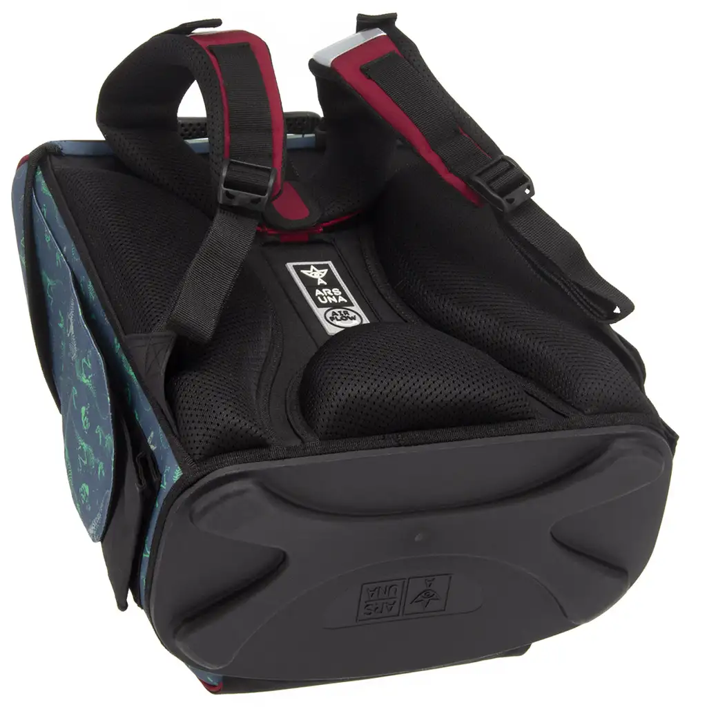 Ars Una: T-Rex kompakt ergonomikus mágneszáras iskolatáska, hátizsák 33x41x24cm kép 5