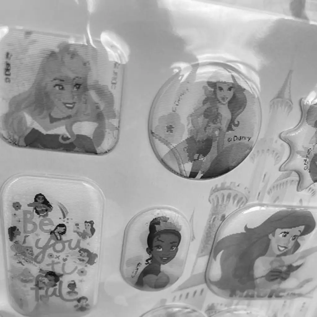 Disney: Minnie egér 3D-s hologramos 13db-os matrica szett kép 2