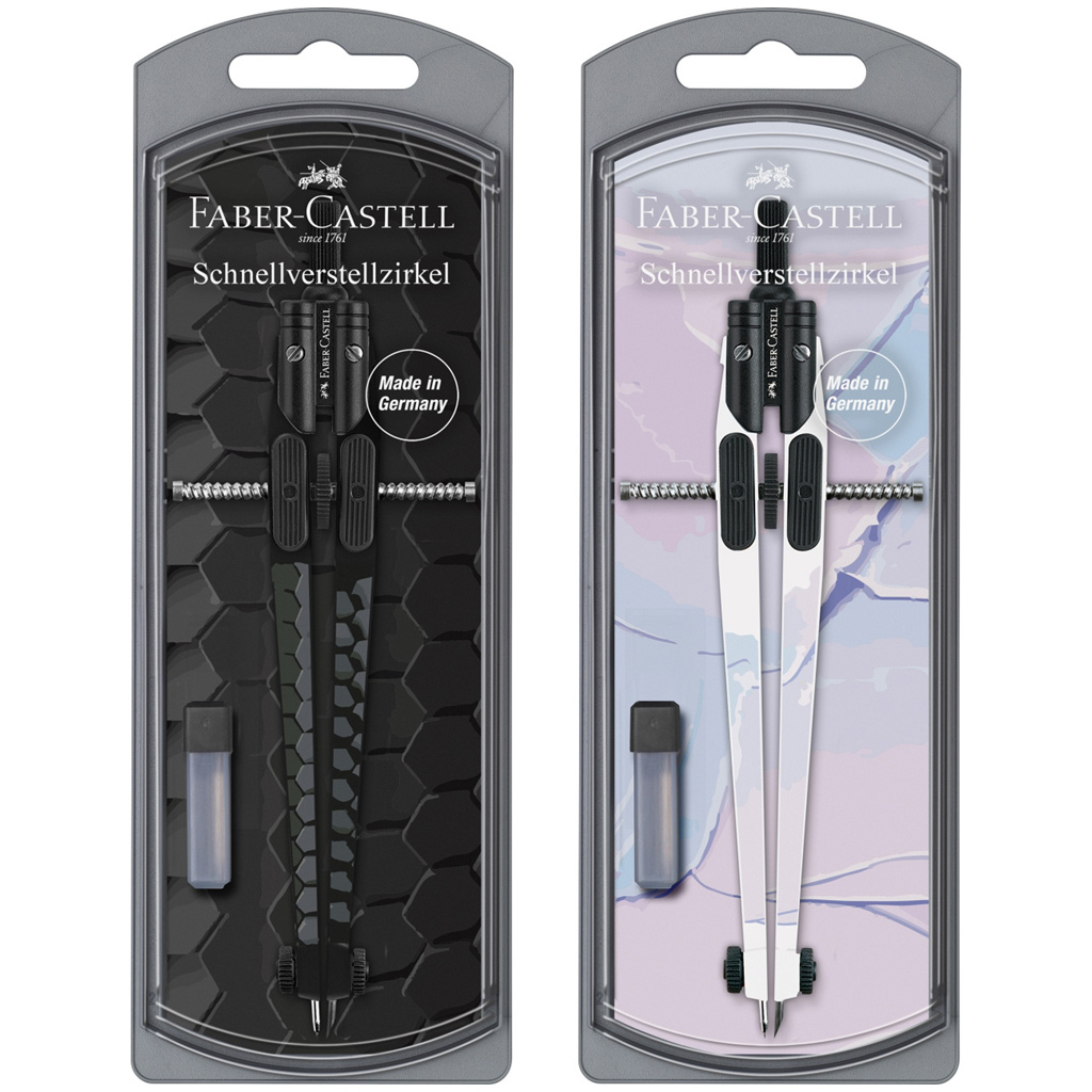 Faber-Castell: S&V körző szett gyorsállítóval kétféle változatban 1db