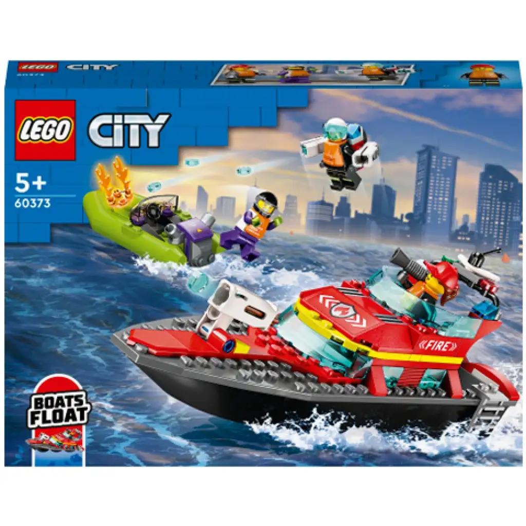 LEGO® City: Tűzoltóhajó (60373) kép 1