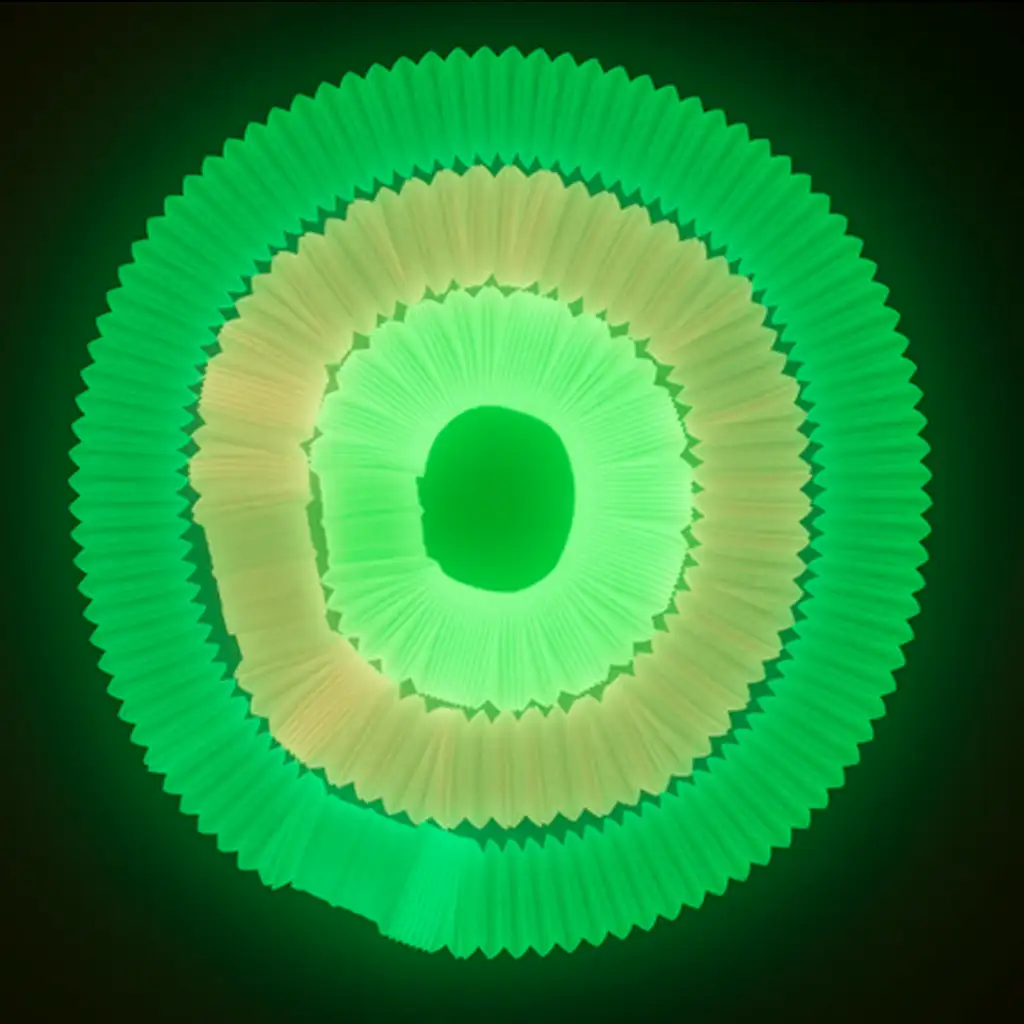 XL Fidget Pop Tube: Felxibilis dekorációs sötétben világító cső, többféle változatban 20cm kép 5