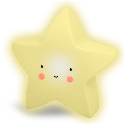 Aranyos csillag éjszakai lámpa 19cm kép 2