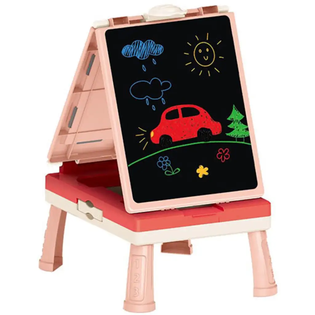 Rózsaszín kétoldalú rajztábla szett 31db-os kép 2