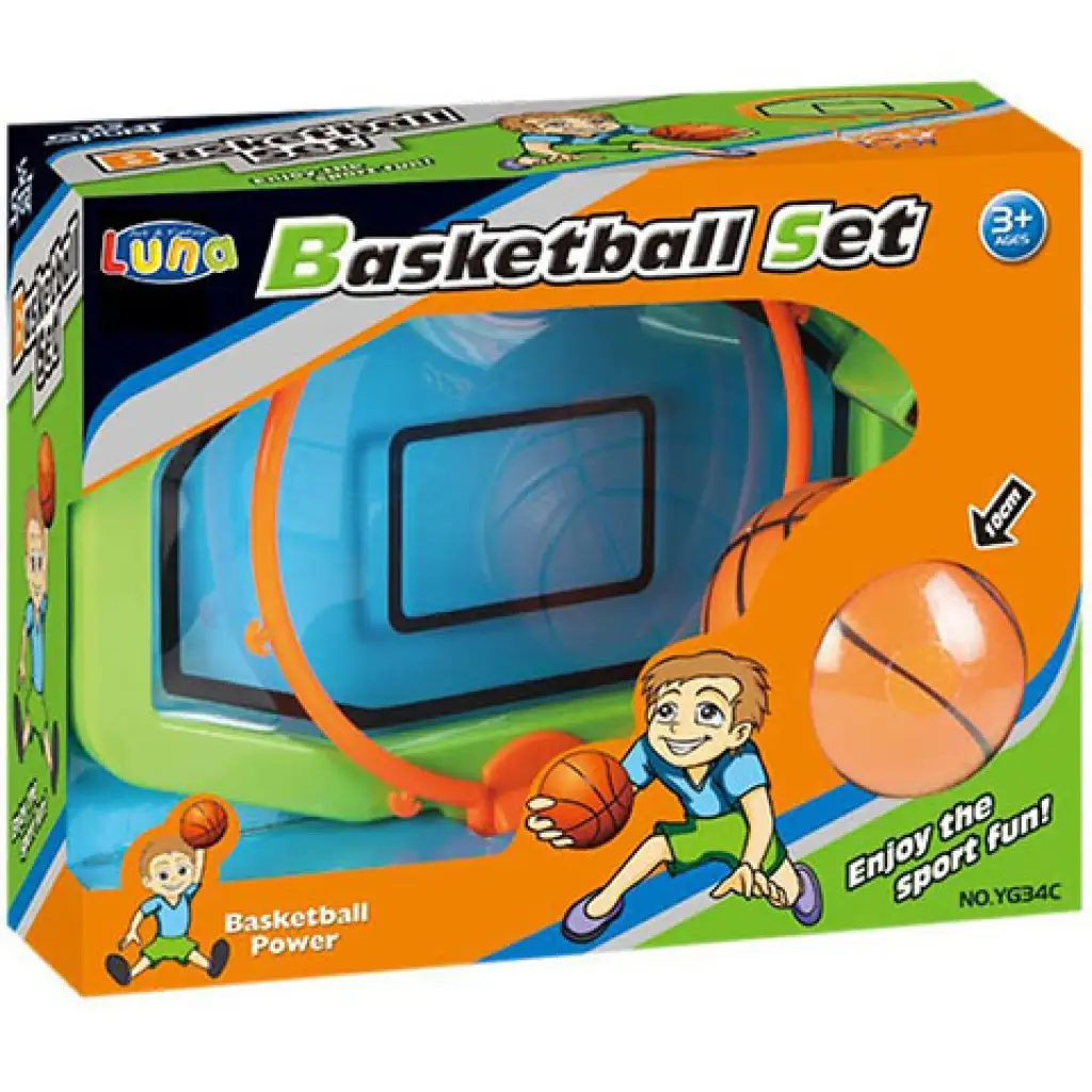 Korárlabda szett palánkkal és labdával