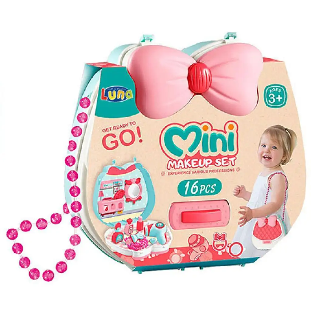 Mini smink játékszett kistáskában 16db-os