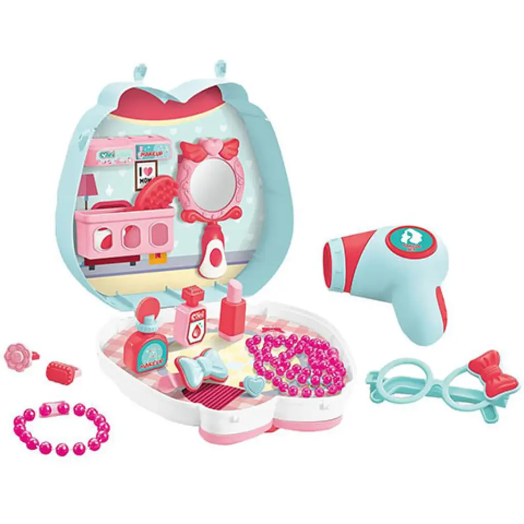 Mini smink játékszett kistáskában 16db-os kép 2