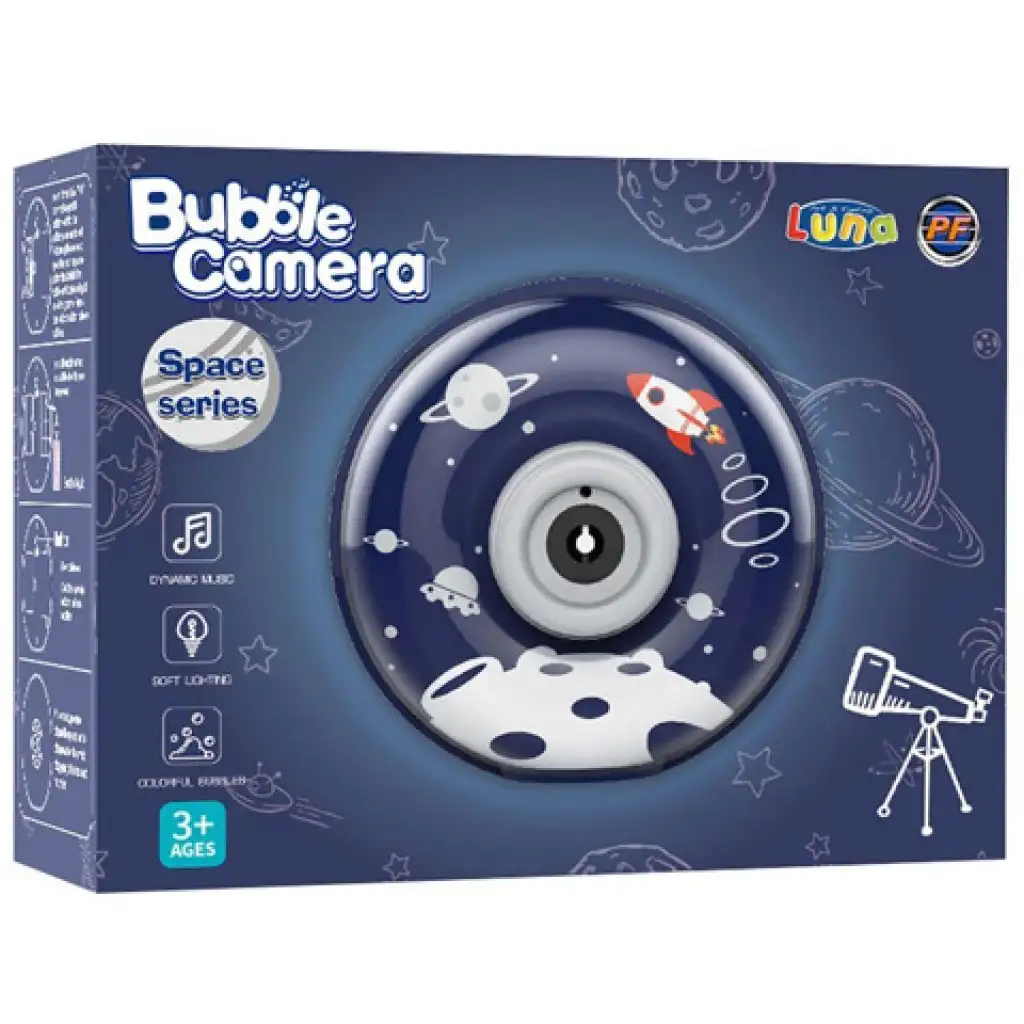 Bubble Camera: Világűr buborékfújó kamera fénnyel és hanggal