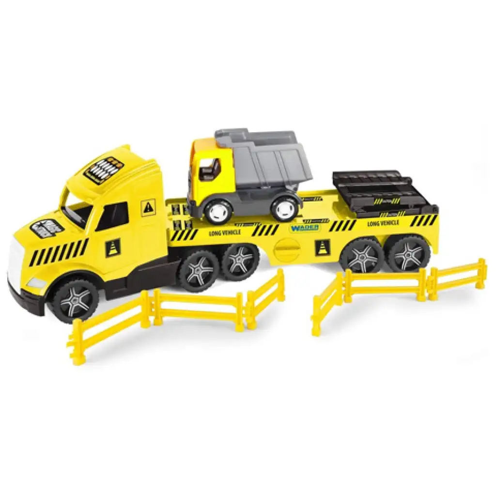 Magic Truck Technic kamion dömperrel 79cm - Wader kép 2