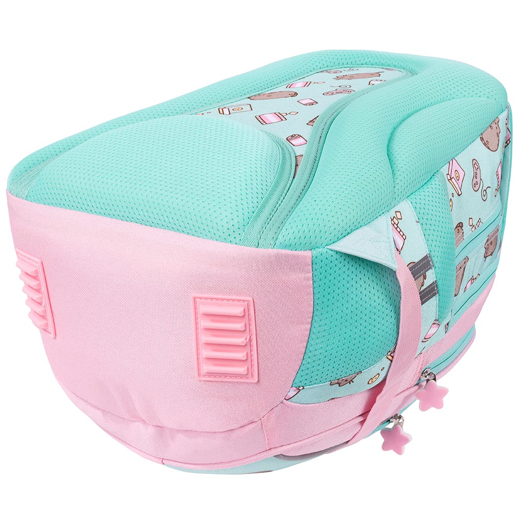 Pusheen Mint cicás iskolatáska, hátizsák 40cm kép 3