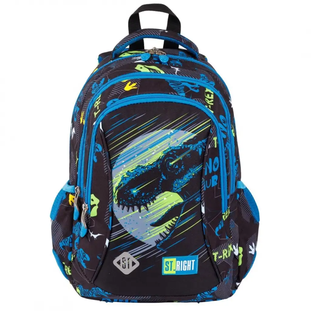 St.Right Dinosaur ergonomikus iskolatáska, hátizsák BP26 39x27x17cm