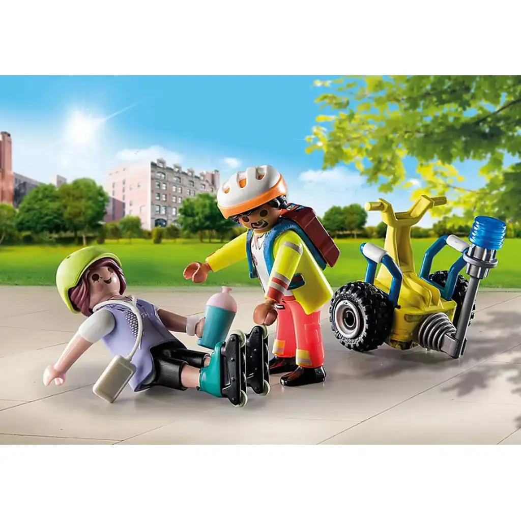 Playmobil: Starter Pack - Segway mentőakció (71257) kép 4