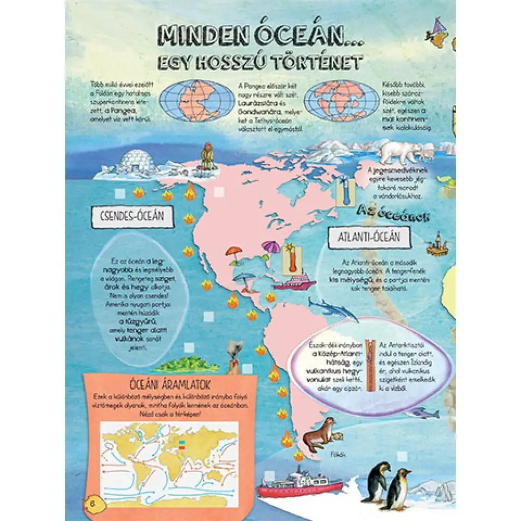 Szórakoztató tudomány - Tengerek és óceánok ismerteterjesztő könyv kép 2