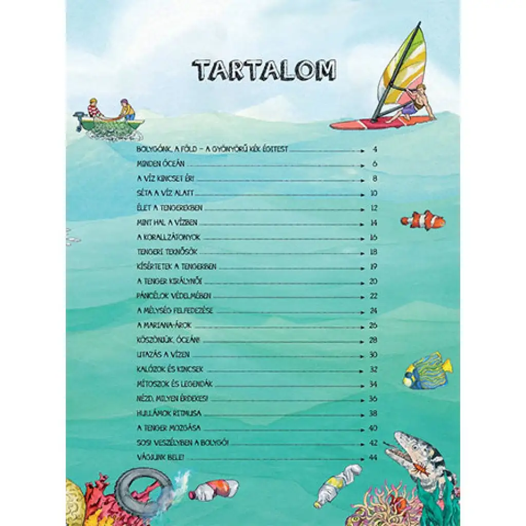 Szórakoztató tudomány - Tengerek és óceánok ismerteterjesztő könyv kép 3