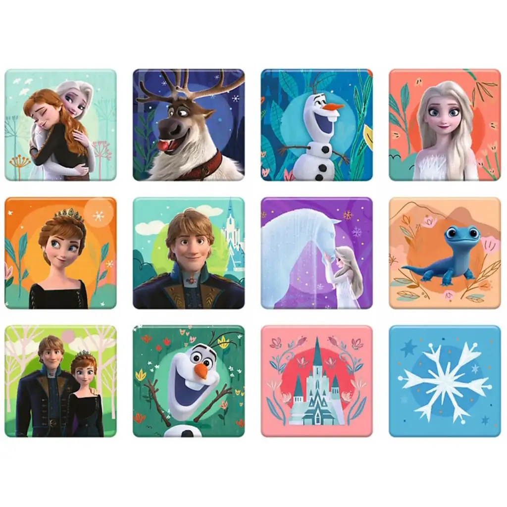 Disney: Jégvarázs 2.- Hercegnők a földjükön puzzle és memóriakártya 2 az 1-ben szett - Trefl kép 4