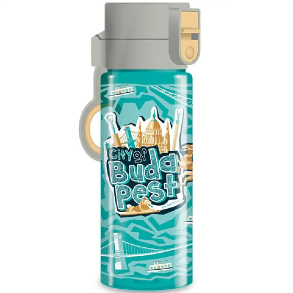 City of Budapest világoskék kulacs 475ml kép 1