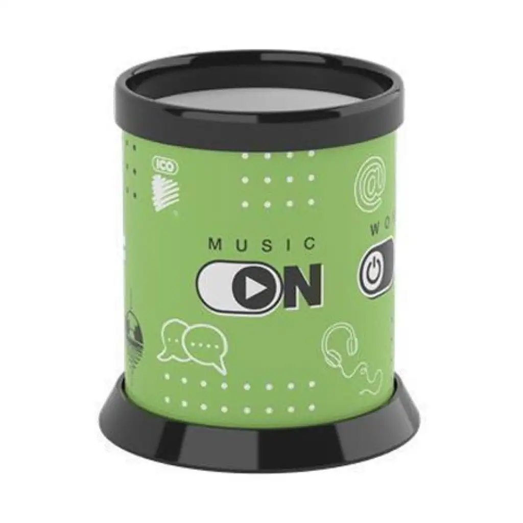 ICO: Music On-Off világoszöld írószertartó