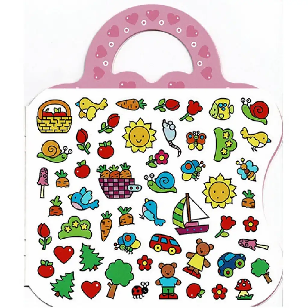 Füles lányos kifestő füzet matricákkal - 1. Bicikli kép 3