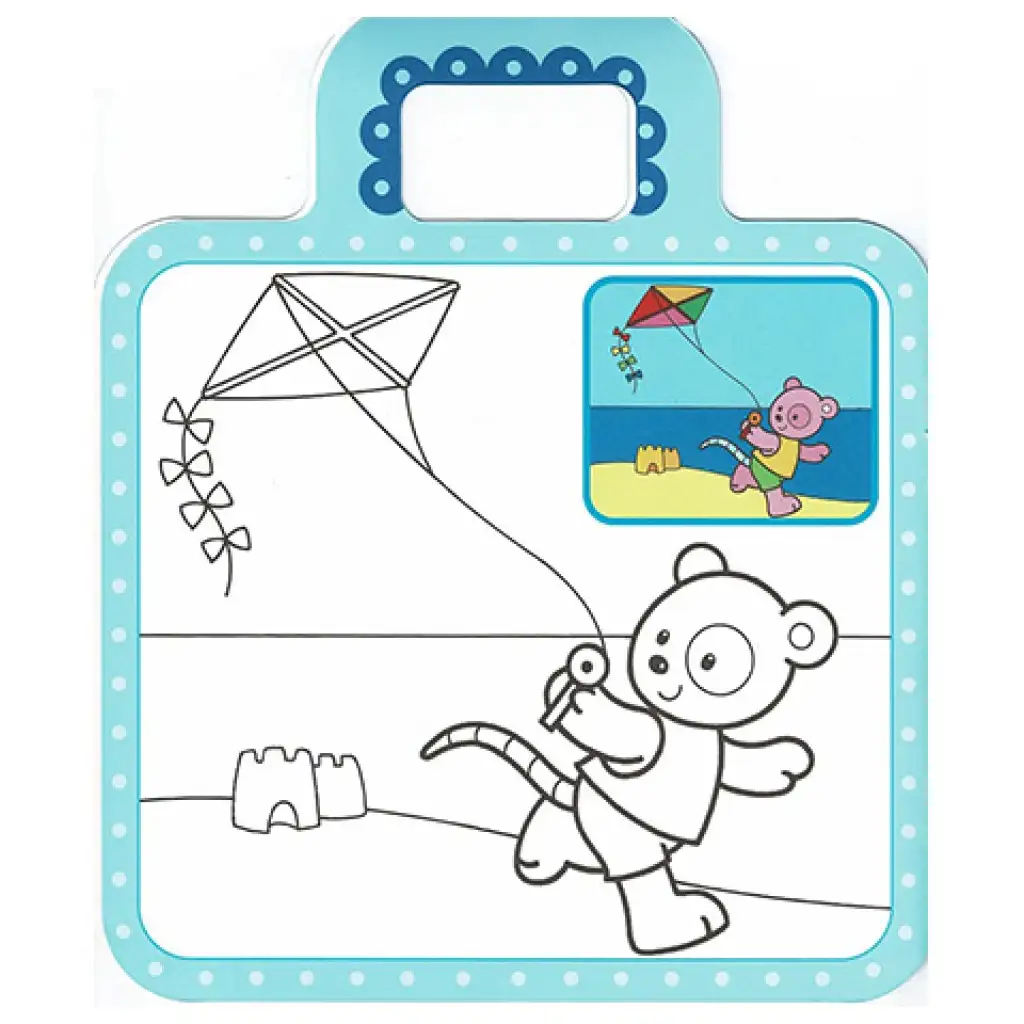 Füles fiús kifestő füzet matricákkal - 2. Repülő kép 3