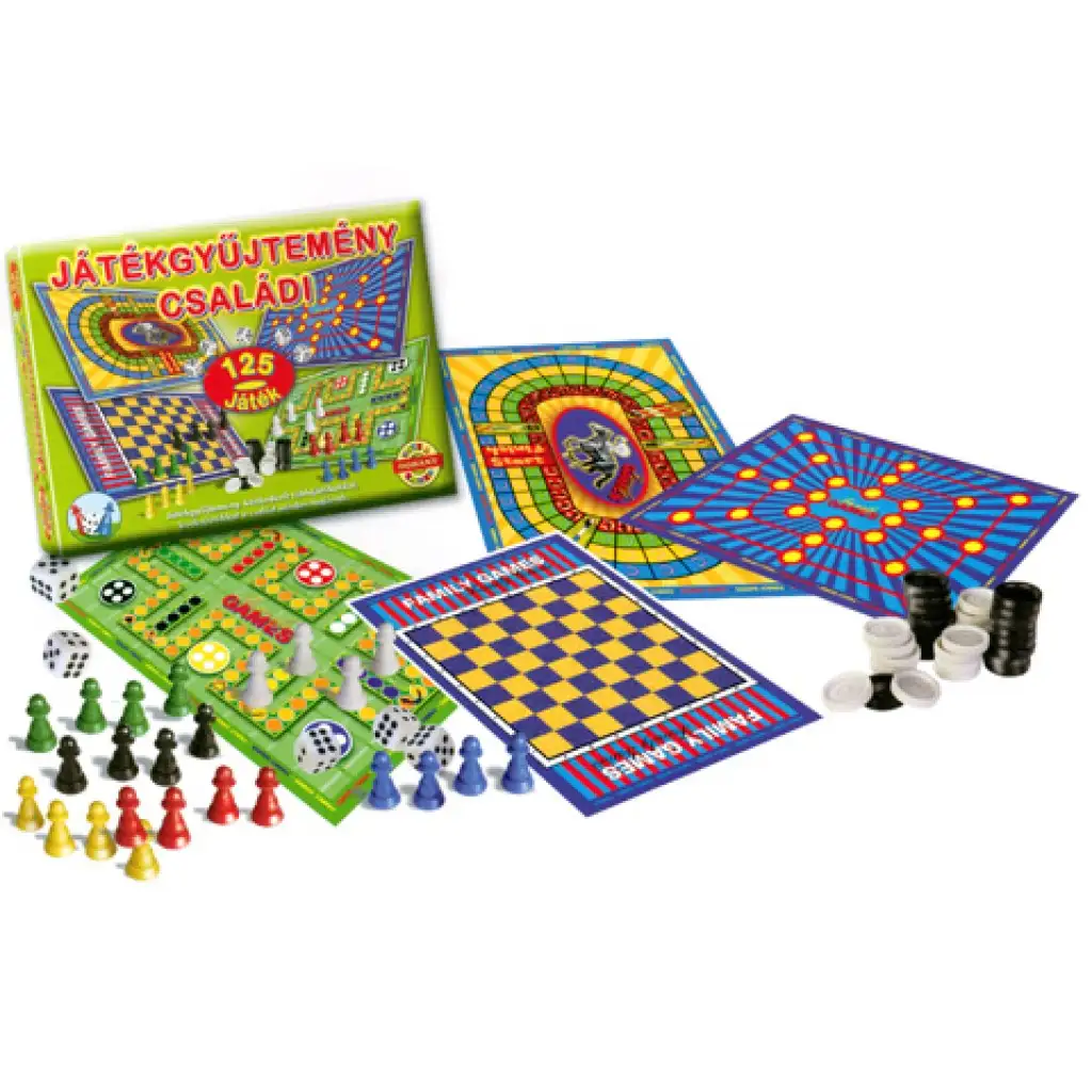 Családi játékgyűjtemény 125 féle - D-Toys