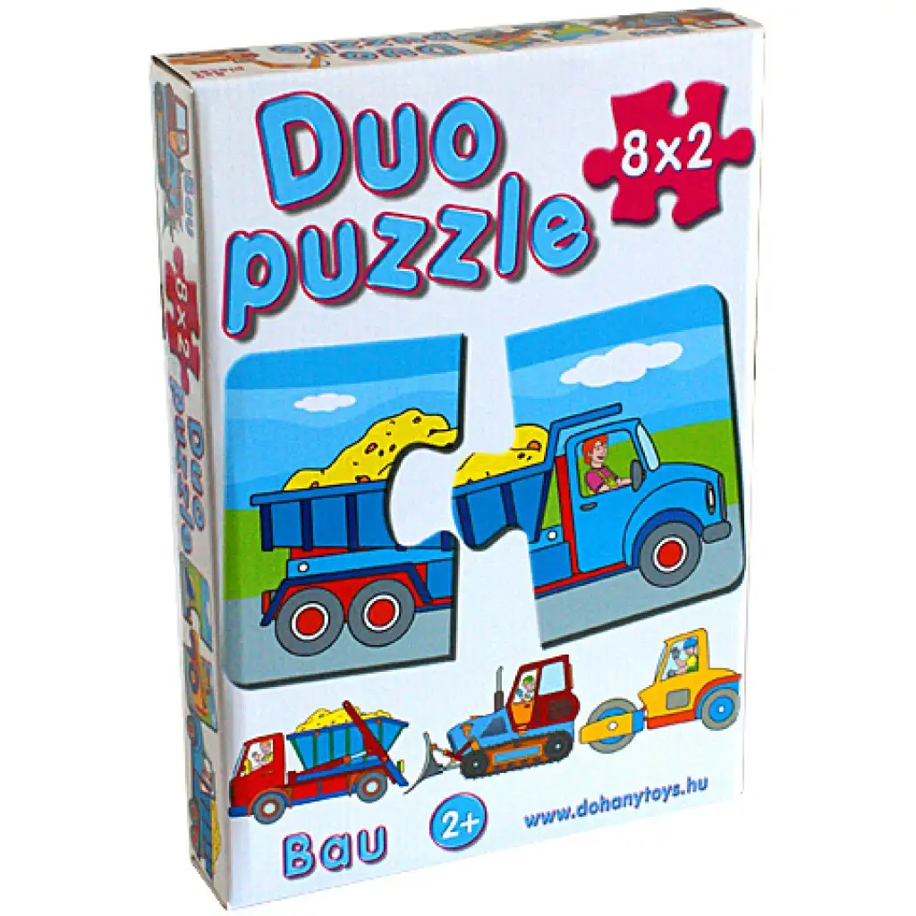 DUO Puzzle munkagépekkel - D-Toys