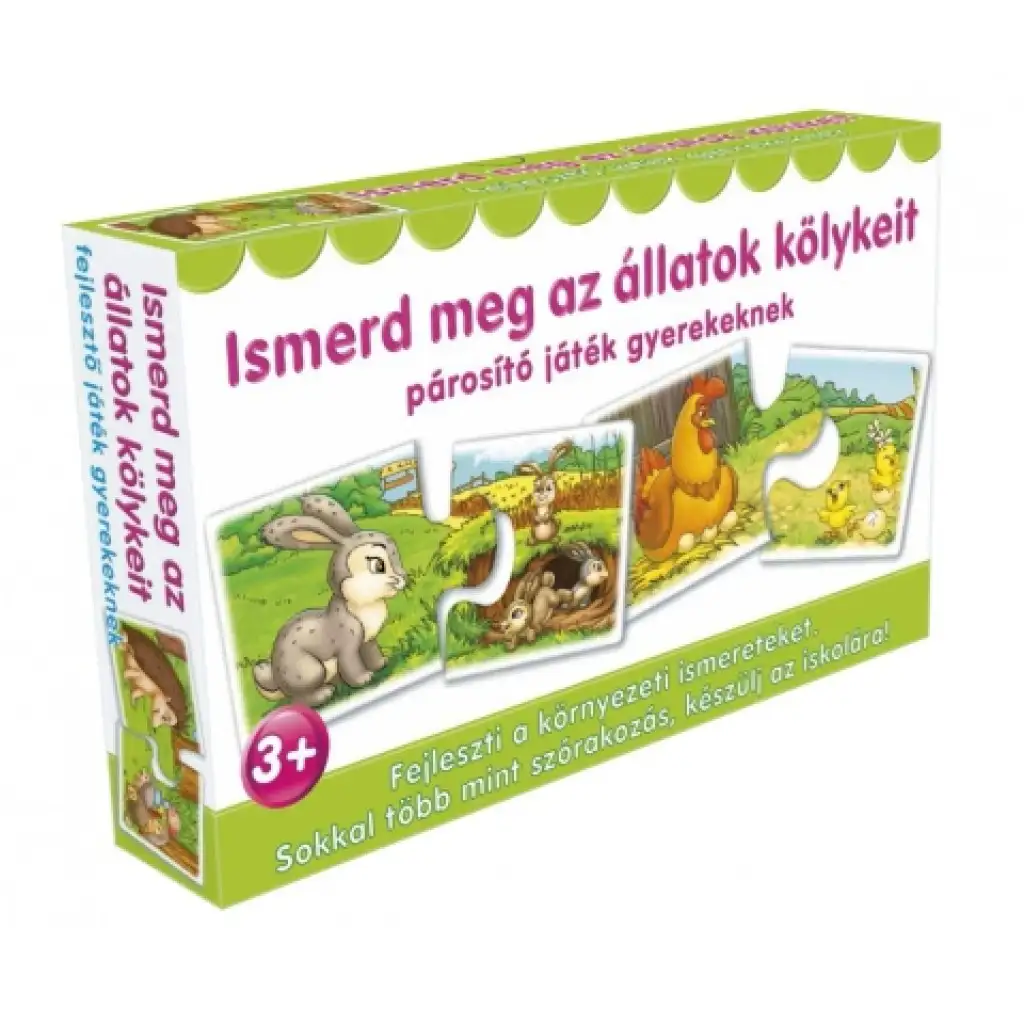 Ismerd meg az állatok kölykeit párosító játék