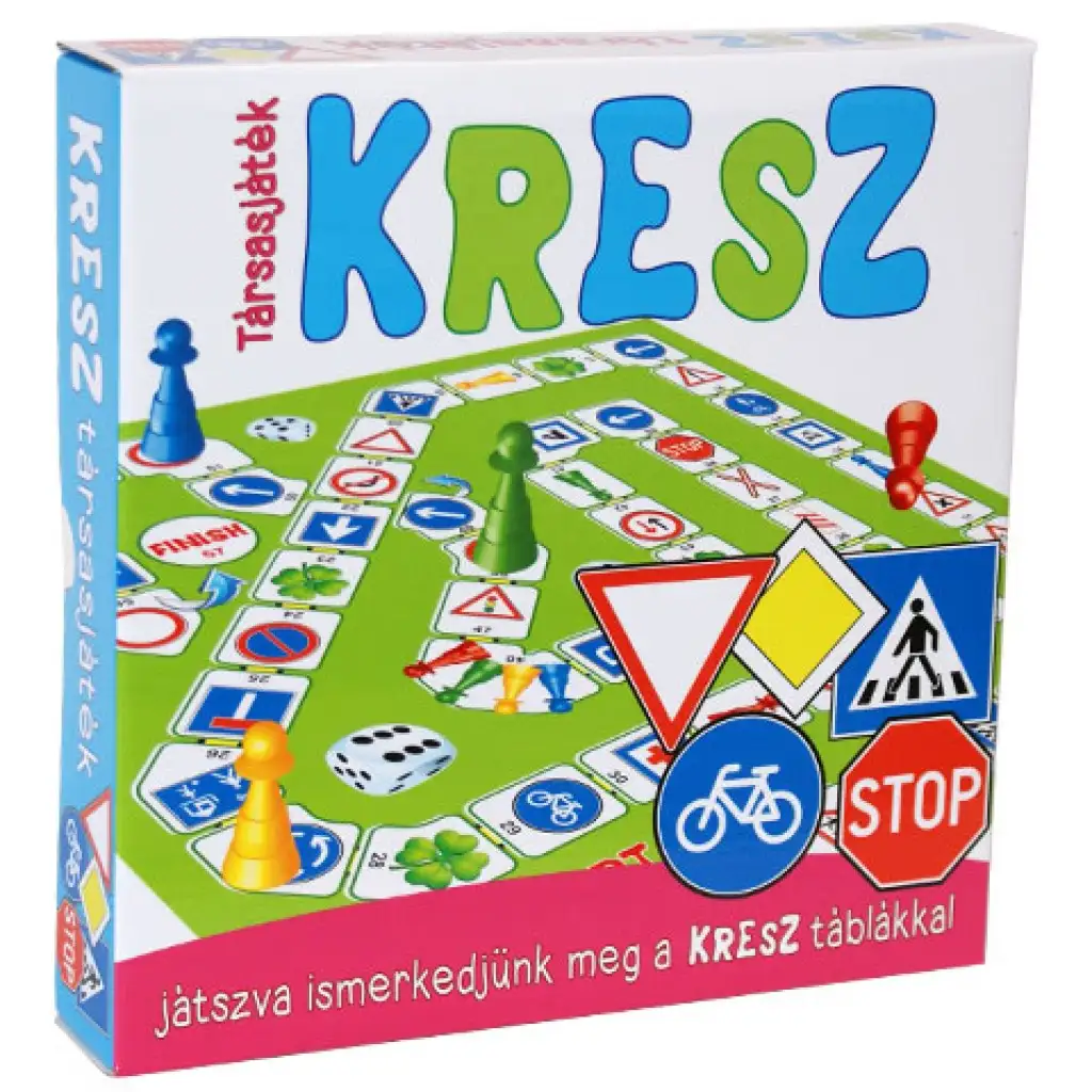 Kresz társasjáték - D-toys