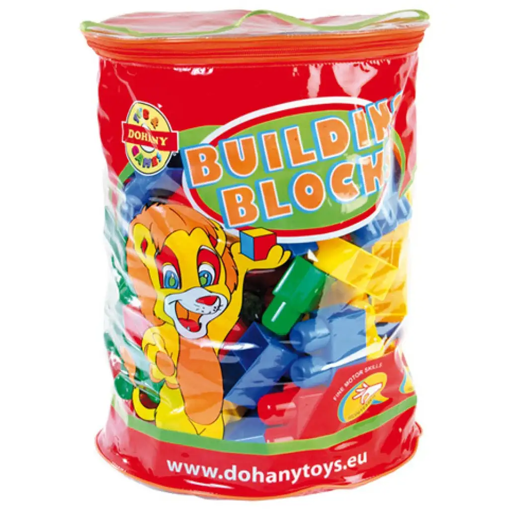 Maxi Blocks építőkockák 112 db-os zsákban - D-Toys