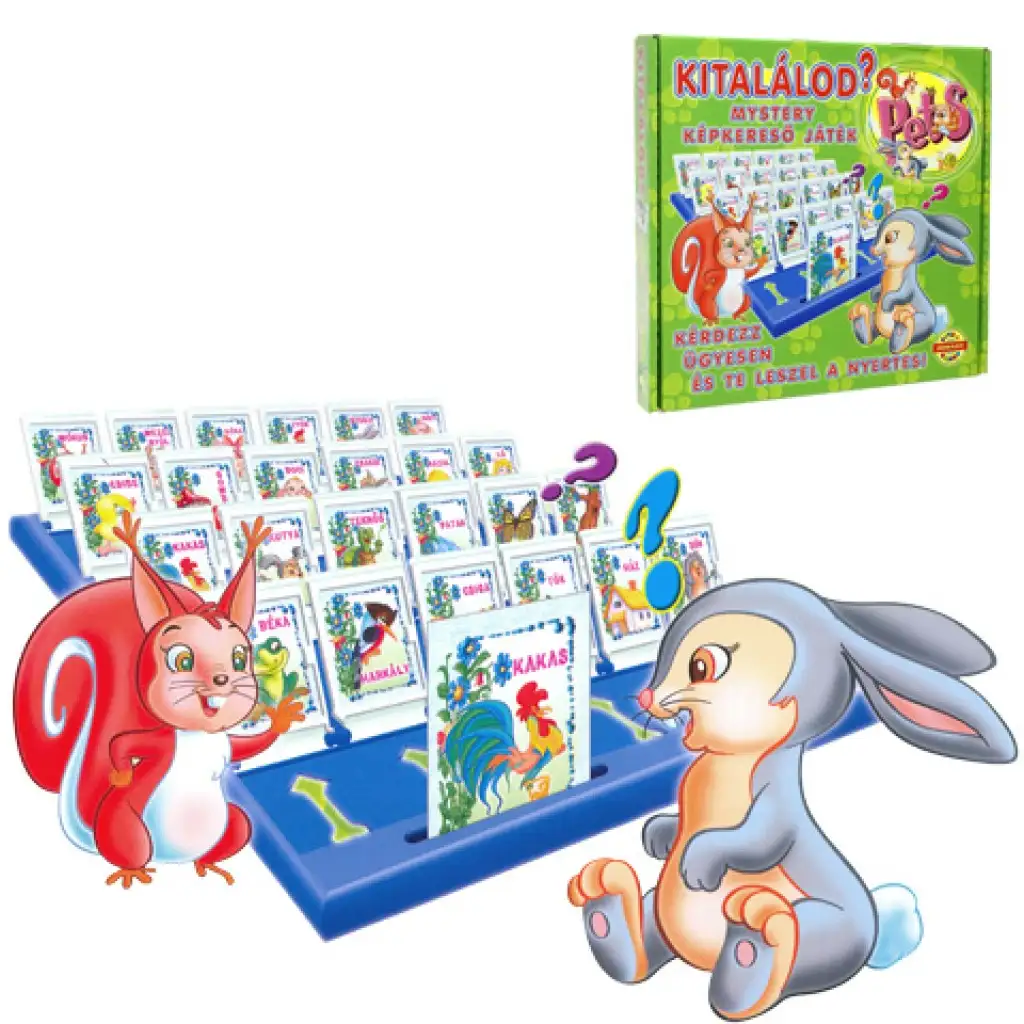 Találd ki! Állatos képkereső társasjáték - D-Toys