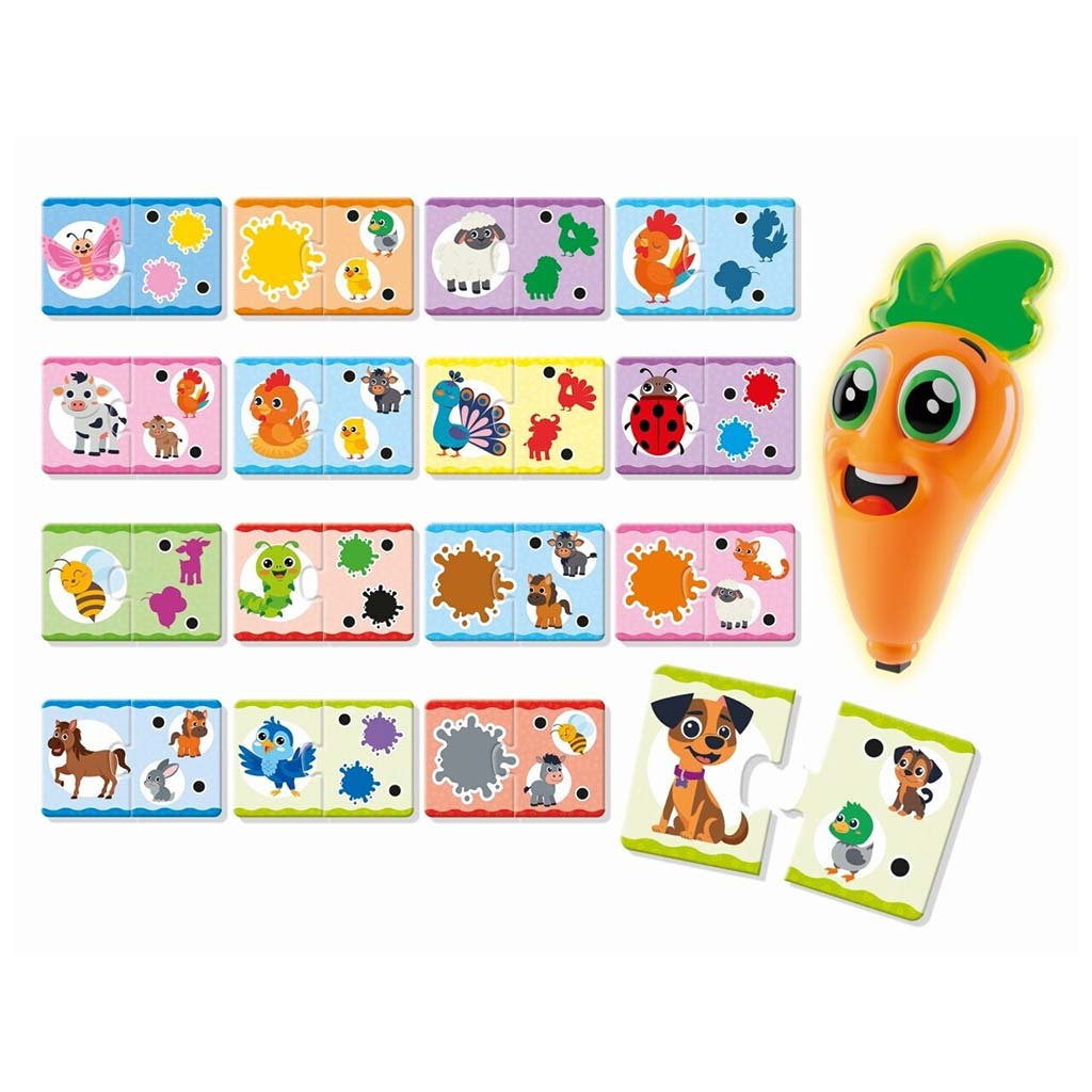 Carotina baby: A Farm készségfejlesztő játék interaktív tollal - Lisciani kép 2