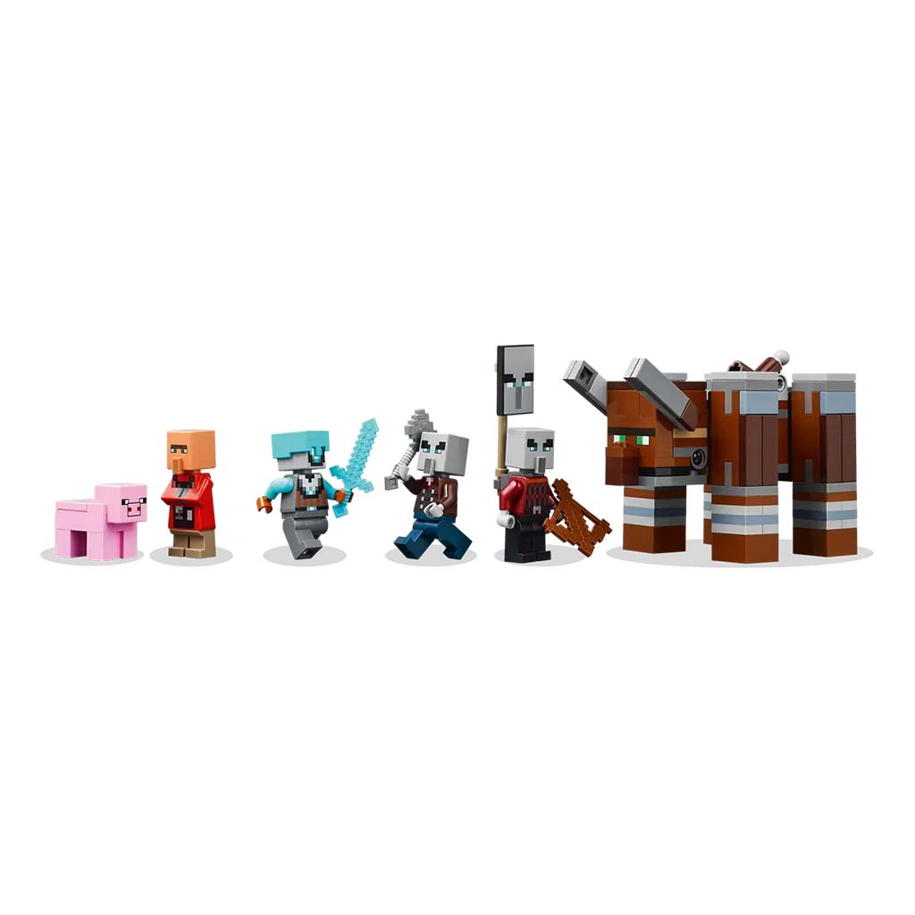 LEGO® Minecraft: A Fosztogató őrtorony és a Romboló (21278) kép 6