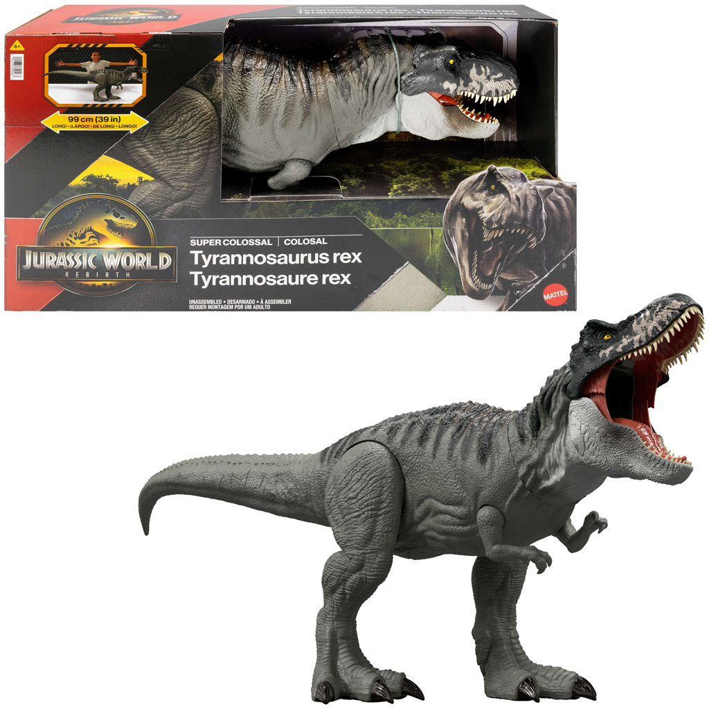 Jurassic World: A Legveszedelmesebb dinó - T-Rex - Mattel